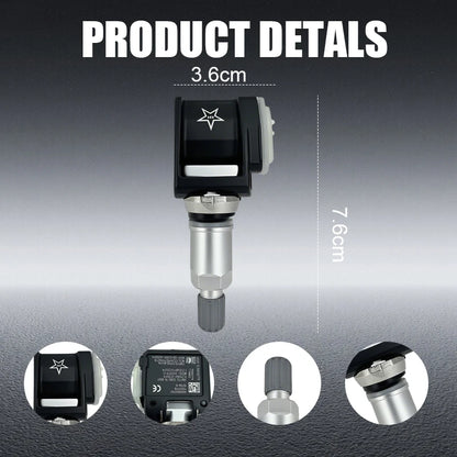 1/4PCS 433MHZ Tire Pressure Monitoring Sensor TPMS For Mercedes-Benz C E G S CLS Class GT-S AMG Replacement For A0009052102