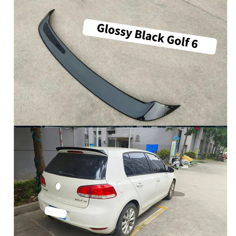 For Volkswagen 2010-2013 Golf 6 GTI MK6 GTI R20 Hatchback Car Rear Roof Spoiler Wing Rear Trunk Lip Spoiler Accessories Body Kit