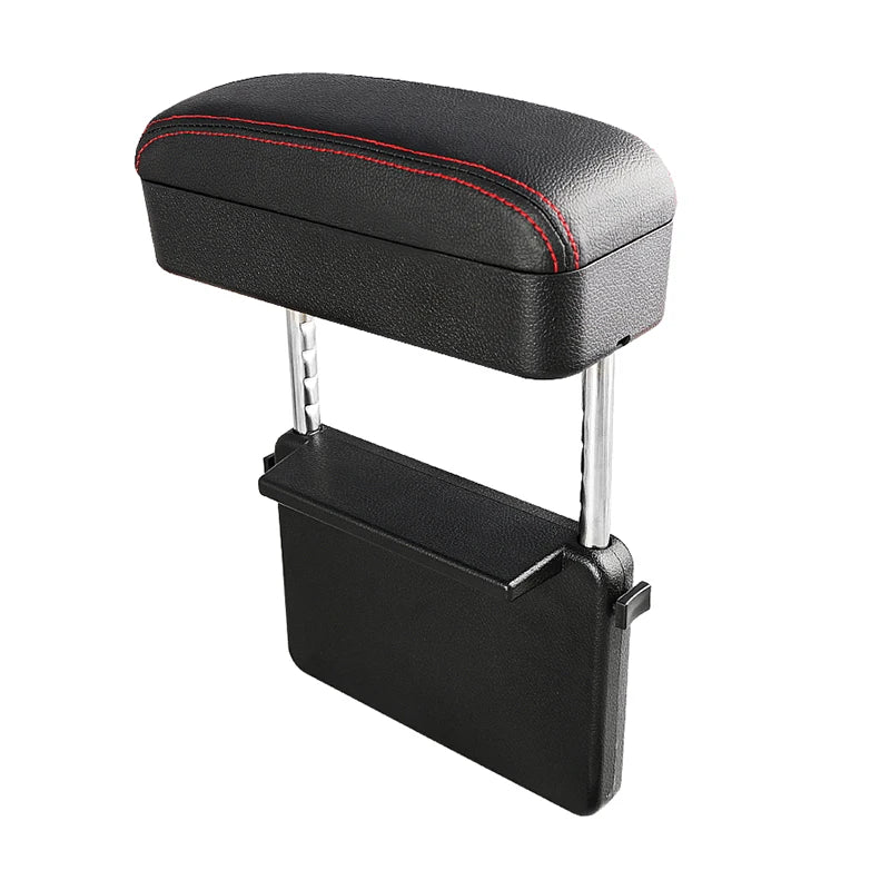 Car Armrest Box Adjustable Elbow Support Seat Gap Organizer Cushion Fit Cars SUV Truck Ergonomic Comfort Drive