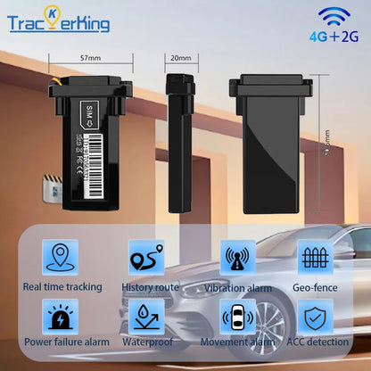 GPS Tracker ST-901 4G Vehicle Tracking Device Trackerking Waterproof Motorcycle Car GPS GSM SMS with Real Time Tracking