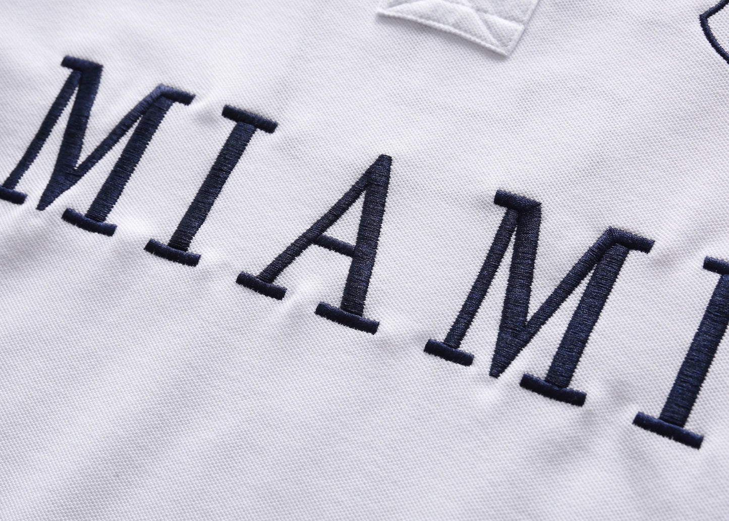 Men's Polo Shirt USA MIAMI Royal Short Casual Sport Party High-End Cotton Embroidery Luxury Contrast Color Original Design
