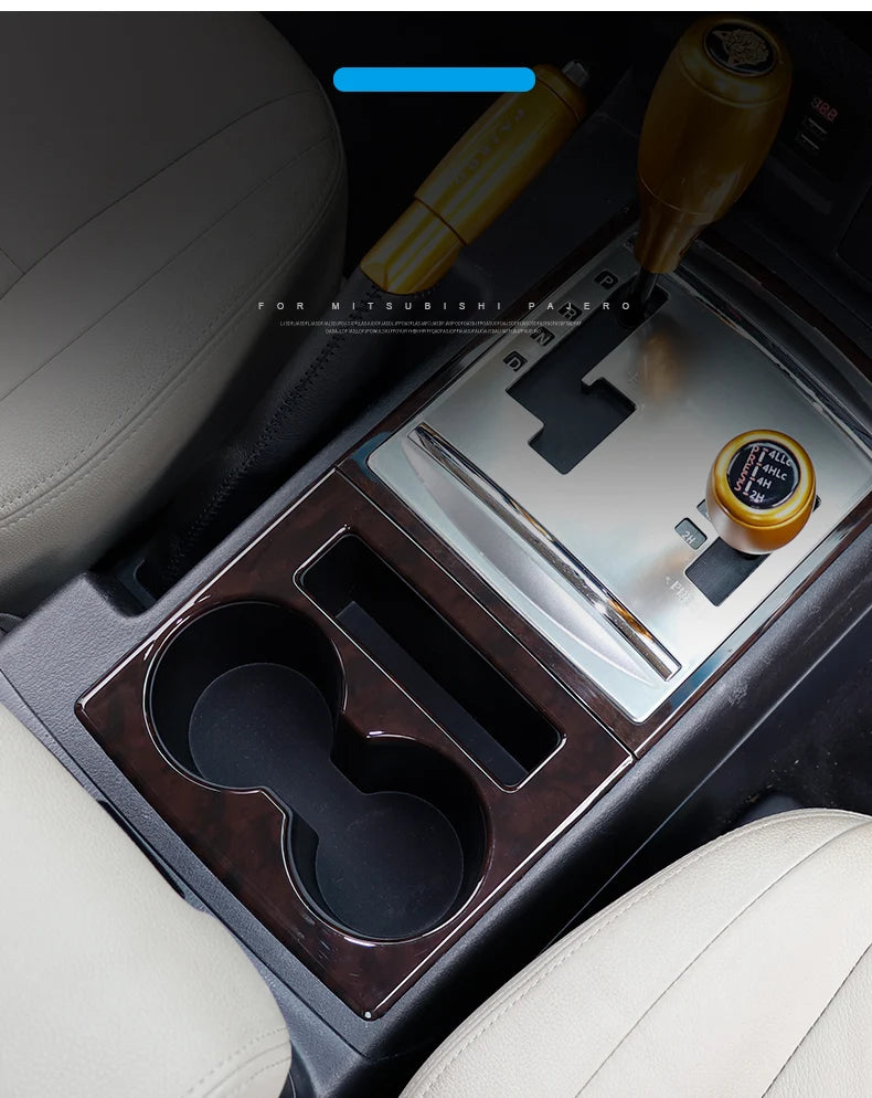 V97 V93 V87 For Mitsubishi Pajero Central Control Cup Holder Shogun Drinks Holders Deepened Montero Interior Accessories