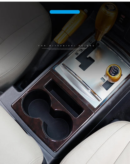 V97 V93 V87 For Mitsubishi Pajero Central Control Cup Holder Shogun Drinks Holders Deepened Montero Interior Accessories