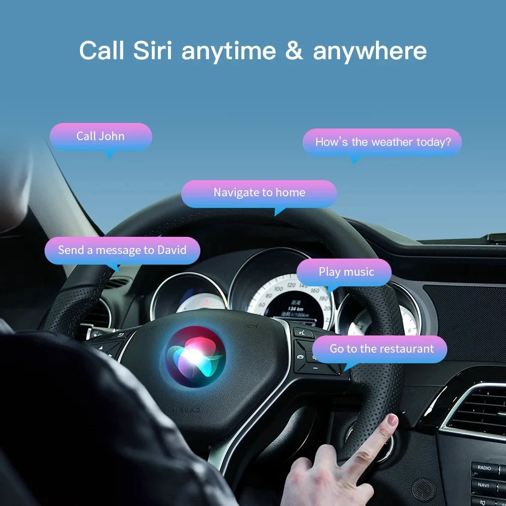 Wireless Carplay Decoder For Mercedes Benz A B C E CLA GLA GLK ML Sprinter NTG4.5 Becker Module Android Car Navigation