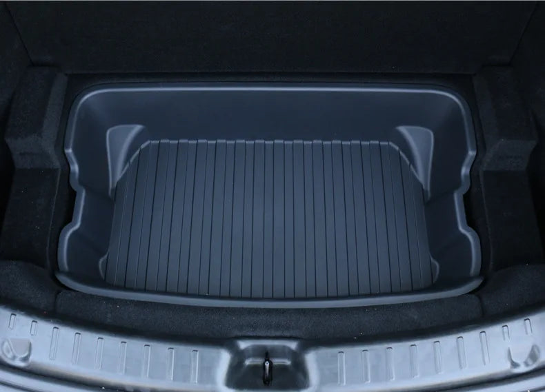 For Tesla Model Y Juniper 2021-2025 Launch Front&Rear Trunk Storage Box Double-Deck Luggage Frunk Organizer Box Dustproof Cargo