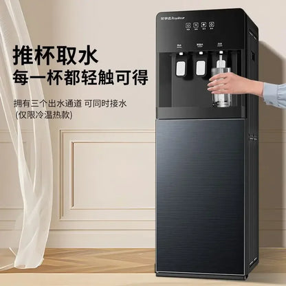 Household water dispenser vertical double door cooling and heating office tea water boiler energy-saving bottled water