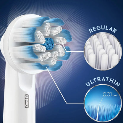 Oral B Sensitive Clean Replacement Toothbrush Heads for Electric Toothbrush EB60 Gentle Teeth Cleaning Original Toothbrush Heads