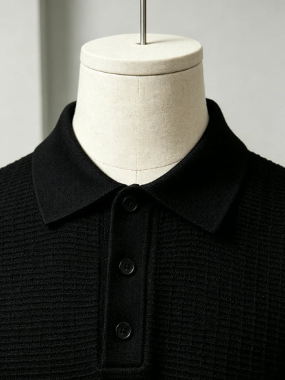 The new summer men's polo shirt t-shirt is suitable for light business occasions, urban casual settings, vacations, short trips,