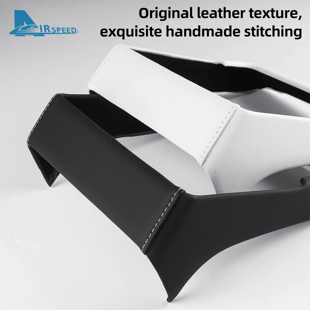 Leather Rear Screen Frame Protective ABS Cover for Tesla Model Y Juniper Launch 2025 2026 2027-Up Model 3 Highland 2024-UP Trim