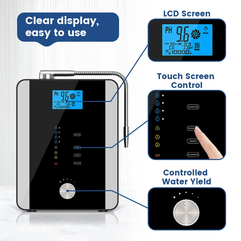 Wholesale Japan 5/7/11 Plate Alkaline Electrolysis Water Ionizer Chamber Home Use Alkaline Water Machine with Platinum Coating
