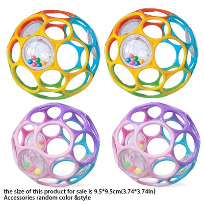Sensory Teething Ball for Babies, Promotes Motor Skill Development, Baby Shaker, Chew Toy for Teething,Infant , Educational.