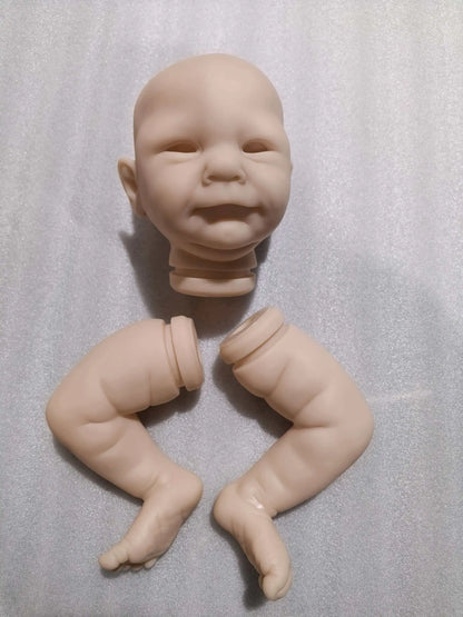NPK 19 Inch Limited Edition Ava Reborn Doll Kit Soft Touch Fresh Color with Certificate Included Vinyl