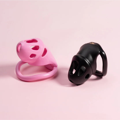 S/L Resin Plastic Male Chastity Device Cock Bondage Cage Penis Lock Sex Toys for Beginner Boy Over 18