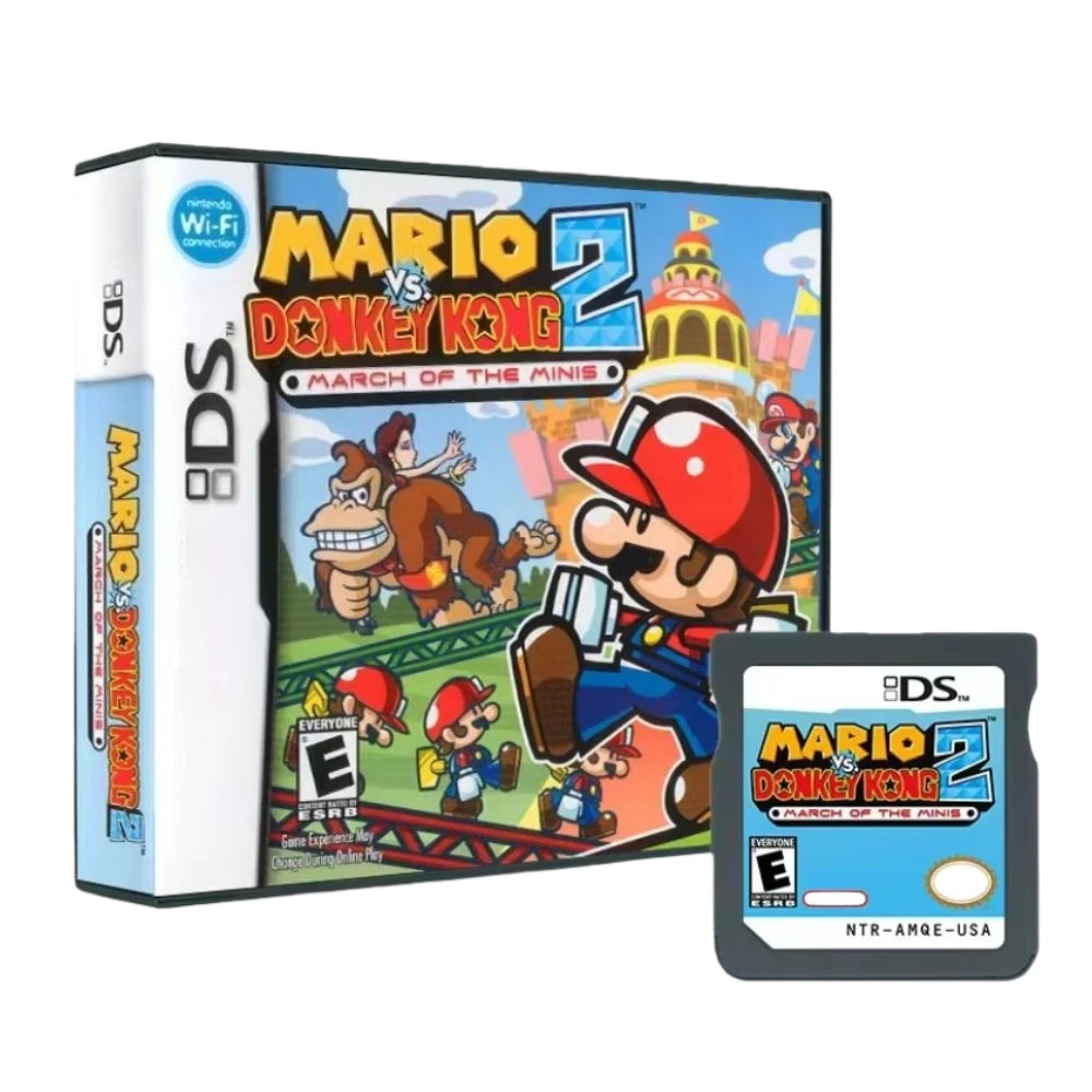 new model  Card Mario Party Luigi Adventure EX Mario VS Donkey Kong 2 USA Version Video Game Console Card for NDS 3DS Boy Gifts