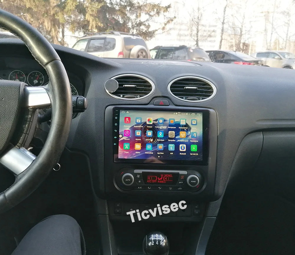 For ford focus 2 Mk2 2004-2008 2009 2010 2011 Android Auto GPS 2din autoradio GPS 2din DVR Android 16 Car Radio 4G+WIFI Carplay