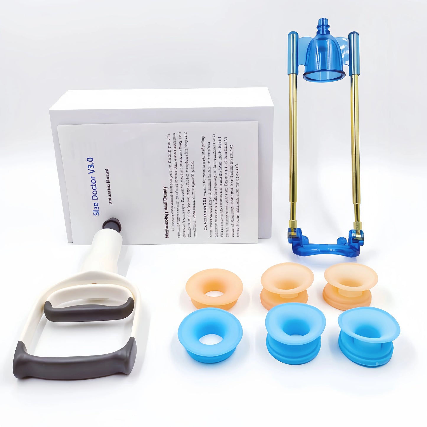 NewSizeDoctor V3.0 Penis Enlargement Training Vacuum Cup with Adjustable Metal Holder Enhanced Suction Soft Material for Male En