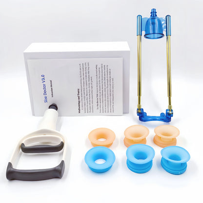 NewSizeDoctor V3.0 Penis Enlargement Training Vacuum Cup with Adjustable Metal Holder Enhanced Suction Soft Material for Male En