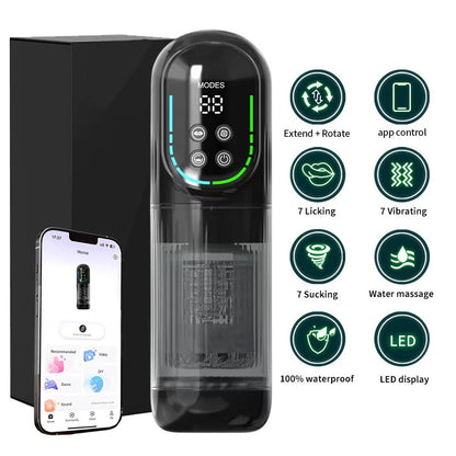 Automatic Thrusting Rotating Male Masturbator Licking Stroker Sucking Blowjob 100% Waterproof Pennis Pump Adult Sex Toys For Men