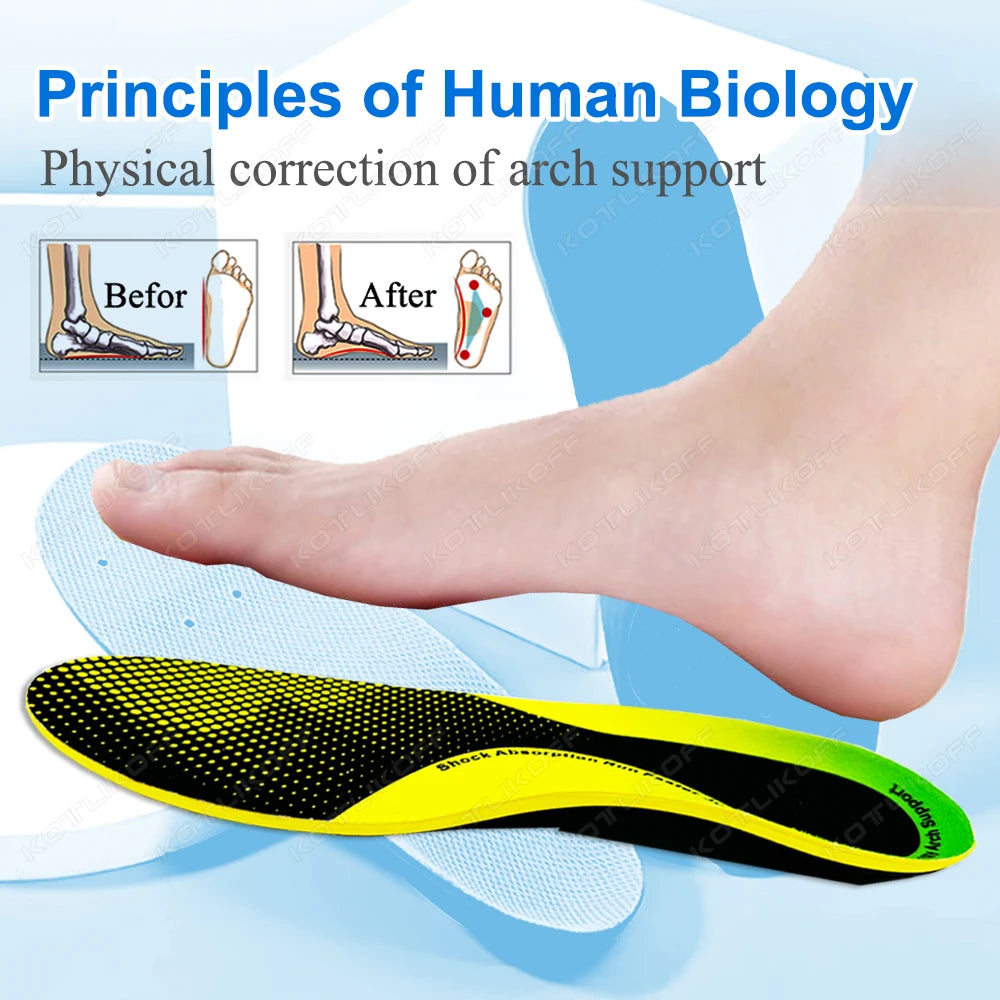 Full Palm Carbon Fiber Insoles High Elasticity Shock Absorption Outdoor Sports Running 3D Arch Support Ultra Light High Strength