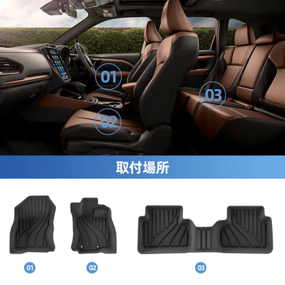 for Subaru Forester 2025 (Sport version) Car Floor Mats Protective Mat Accessories Cargo Liner Trunk Mat Only Fit Right Rudder