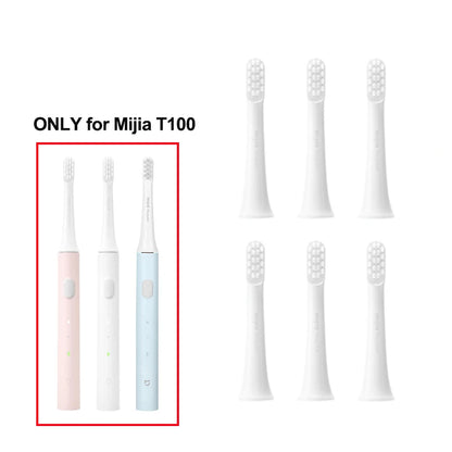Original Replacement Brush Heads for Xiaomi Mijia T100 Sonic Brush, Spare Heads Waterproof