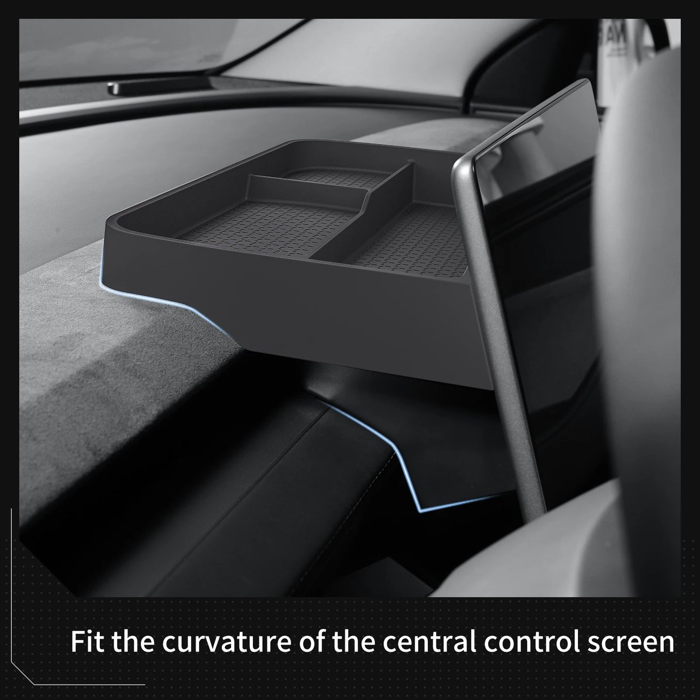 for Tesla Model Y Juniper/Launch 2025 Car Dashboard Storage Box  Interior Accessories Central Control Screen Rear Storage Tray