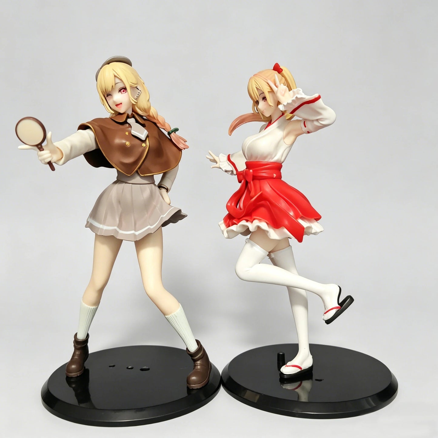 20cm My Dress-Up Darling Figure Shrine Maiden Detective Outfit Anime Girl Figurine PVC Model Doll Desktop Decor Gift
