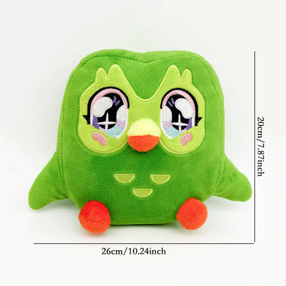 TreasuringU 2026 New Green Owl Plush Toy Kawaii Cute Bear Stuffed Dolls Cool Purple Girls Plushie Duobuff Children Birthday Gift