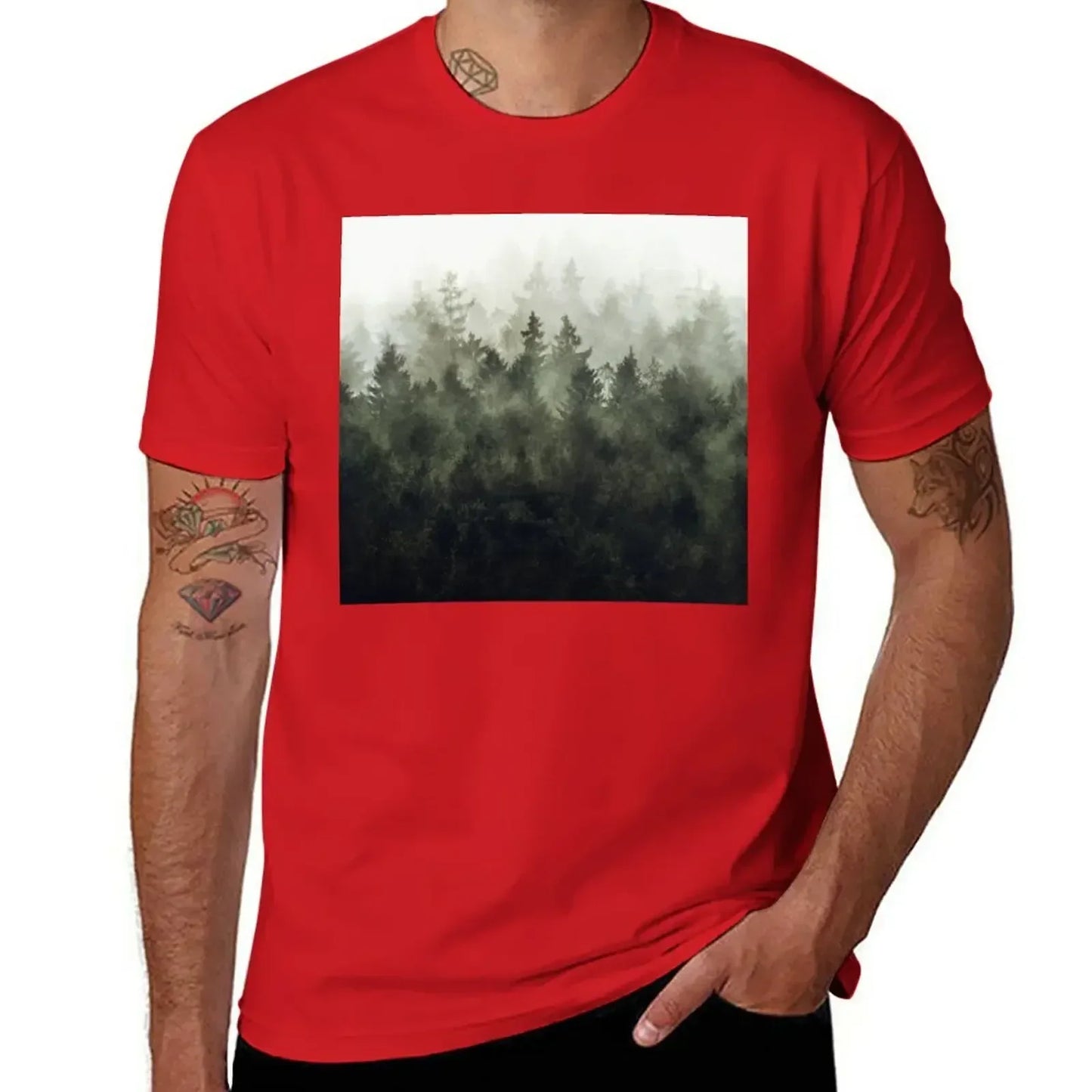 The Heart Of My Heart // Green Mountain Edit T-Shirt boys animal print plain sweat men graphic t shirts