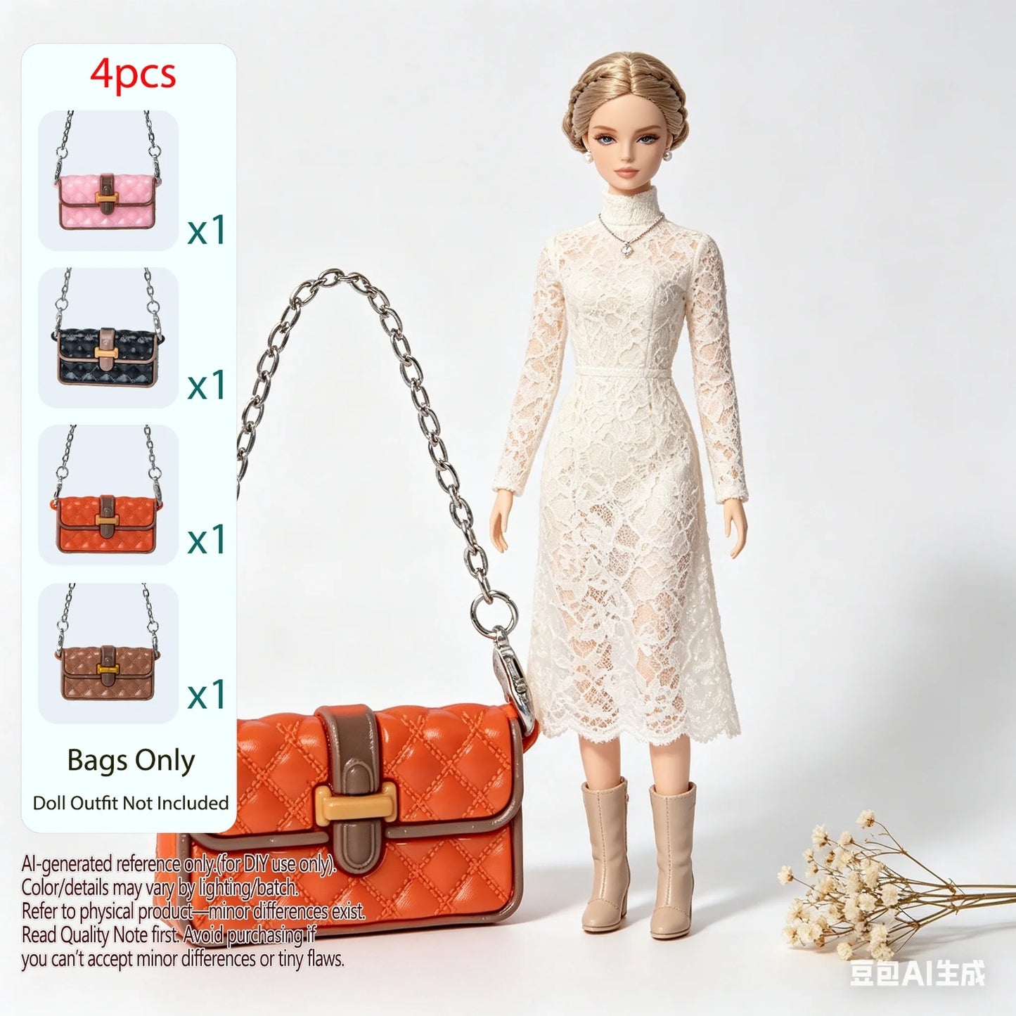 12.6 Inch 1/6 Fashion BJD MJD Supermodel Doll Ball Jointed Posable Collectible Realistic Hair NoClothes