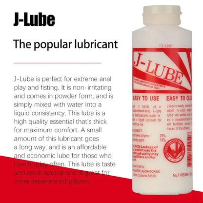 Concentrated Lubricating Powder J-Lube 18+ Gel Oil Lube Gay Anal Vaginal Massage Cream Fisting Safe Intimate Gel Grease 40-300g