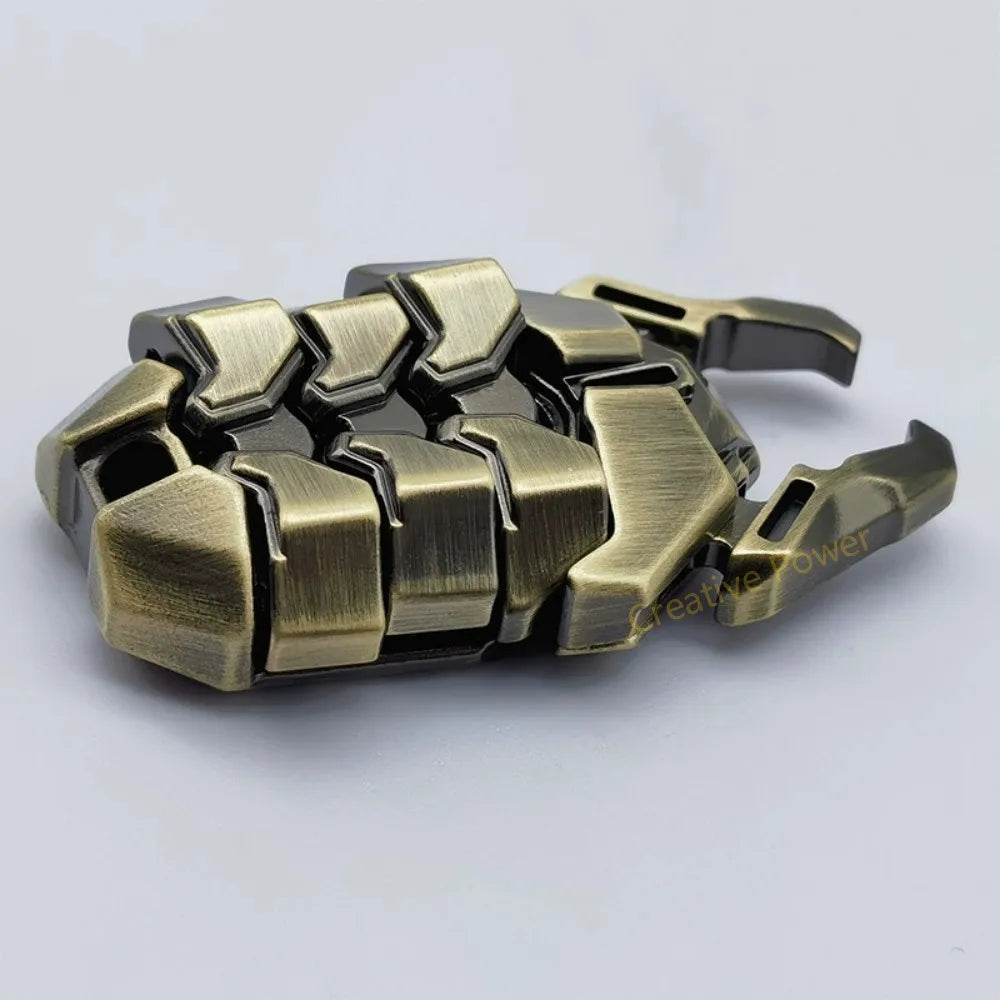 Fidget Toy EDC Fidget Toy Metal Fidget Toy Push Pop 3 Button Beetle Bottle Opener Fidget for Men Desk Toy