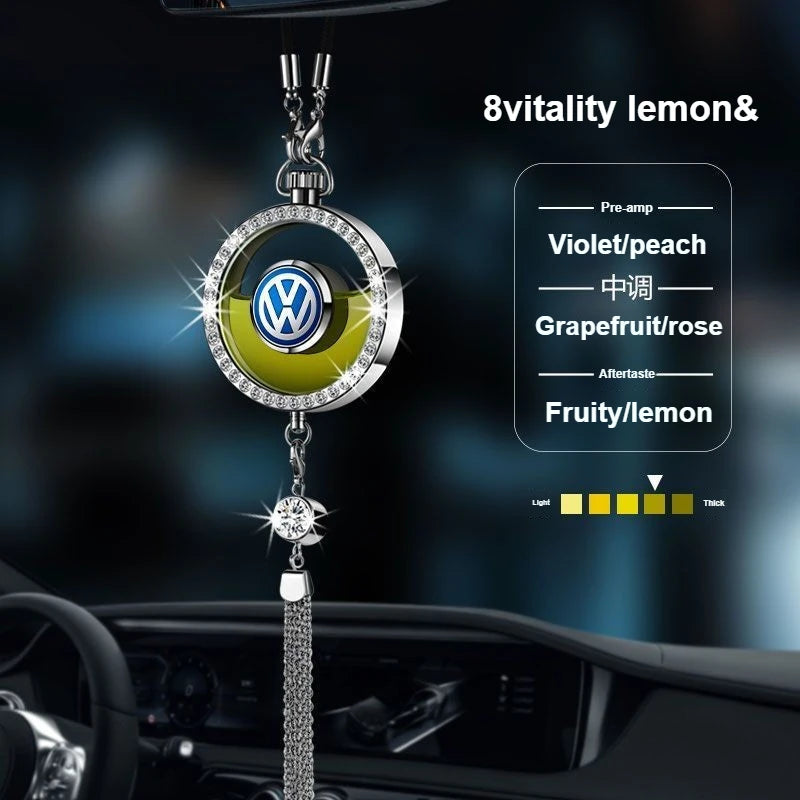 for Volkswagen Perfume Pendant, Fragrance Car Aromatherapy pendant, car odor removal fragrance, rearview mirror hanging pendant