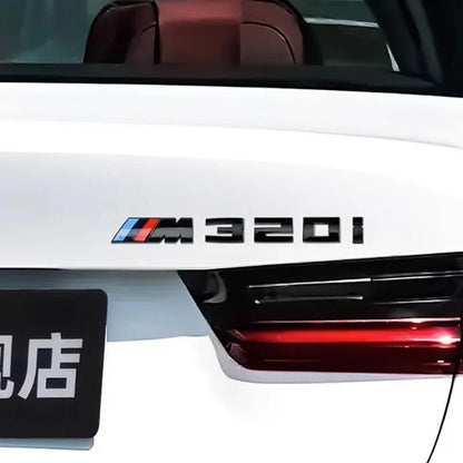 3D ABS Car Letters M Logo Sticker Rear Trunk Emblem Badge For BMW M125i M135i M140i M235i M240i M320i M330i M340i M350i M440i