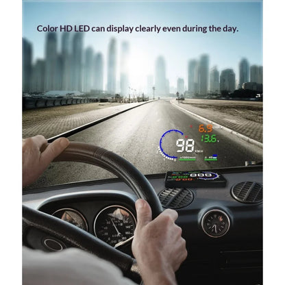 Head-up Display obdUniversal High-Definition Car Speed Projector Portable Car Display ScreenA8