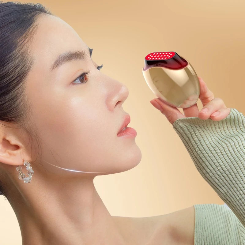 Large Iron Radio Frequency Collagen Gun RF Gold Dot Matrix Facial Lifting and Firming Ultrasonic Anti Aging Beauty Instrument