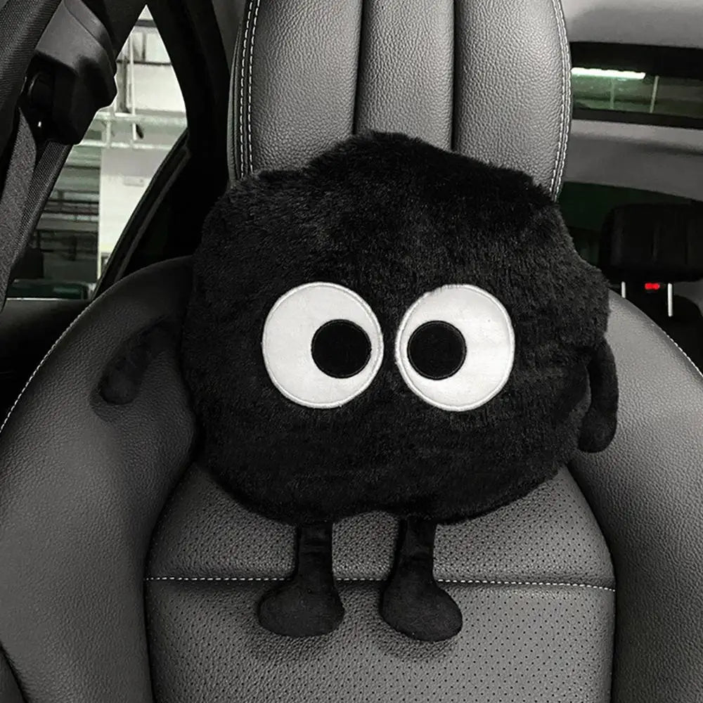 Car Seat Cushion Winter Short Plush Single Piece Backless Three-piece Set Winter Warm and Thick Sponge Plush Car Seat Cushion