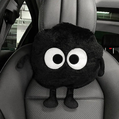 Car Seat Cushion Winter Short Plush Single Piece Backless Three-piece Set Winter Warm and Thick Sponge Plush Car Seat Cushion