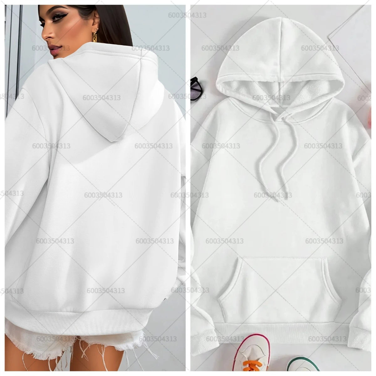 Unisex Loose Men's Women Cotton Hoodies Casual Autumn Winter Fleece Sweatshirt Oversized Pullover O-Neck Tops Hoody Solid Color
