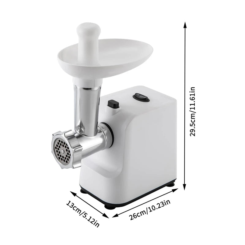 1000W Electric Meat Grinder Sausage Maker with 3 Grinding Plates Food Pusher Meat Mincer Juicer Food Grinder for Home Kitchen