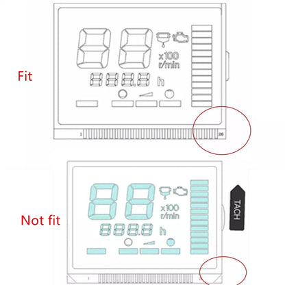 LCD Display 6Y5-8350T-D0-00 For Yamaha Boat Digital TACH Gauge Speedometer Tachometer Fuel Temp Interior Parts Gauge Sets