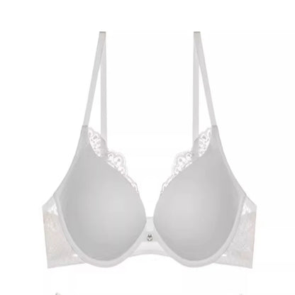 Full Coverage Bra for Big Bust Wireless Lift Seamless Double Design Support Outer Expansion Anti Sag Lingerie Comfort Fit