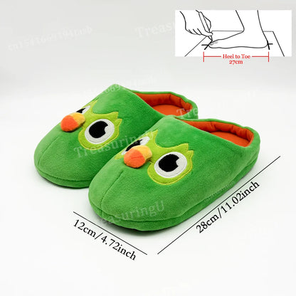 TreasuringU 2026 New Green Owl Plush Toy Kawaii Cute Bear Stuffed Dolls Cool Purple Girls Plushie Duobuff Children Birthday Gift