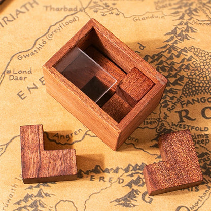 Impossible High Difficulty 4L Puzzle in A Box Wooden Brain Teasers Logic Games IQ Challenge For Adults Teens Creative Ideas
