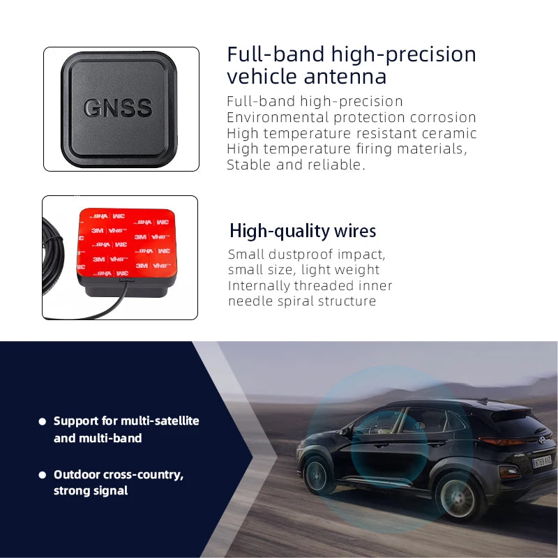 HONGXIN High-Precision RTK Antennas, Single and Dual-Band Full-Frequency Antennas, Vehicle-Mounted GPS Antennas