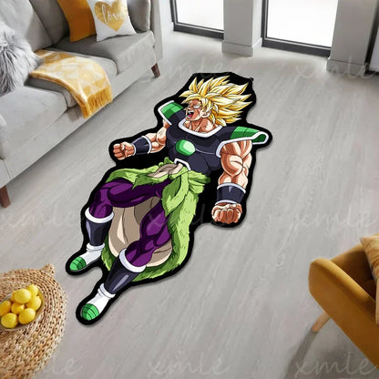 CUSTOM Anime Mats  Dragon Ball Design Manga Indoor Decorative Rugs Non-slip Floor Mats Children's Room Carpets and Toys