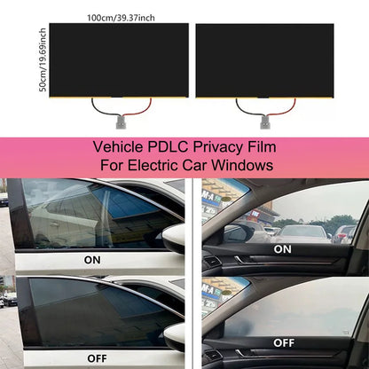Automotive PDLC Smart Film for Car Windows | Switchable Privacy Glass Tint | Electric Smart Tint Film