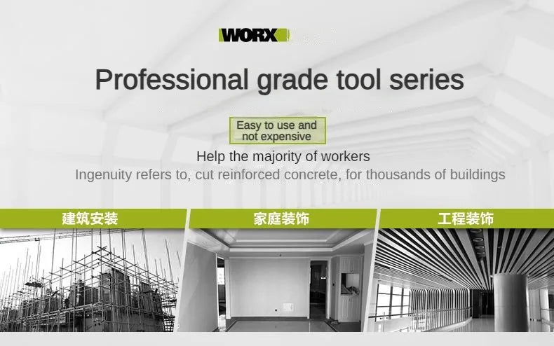 WORX Powerful Cleaner Dust Collect WA1602 13Kg Suction 35ml Visual Dust Box Type C Univeral Electric Drill Hammer Vacuum Cleaner