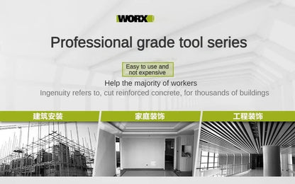WORX Powerful Cleaner Dust Collect WA1602 13Kg Suction 35ml Visual Dust Box Type C Univeral Electric Drill Hammer Vacuum Cleaner