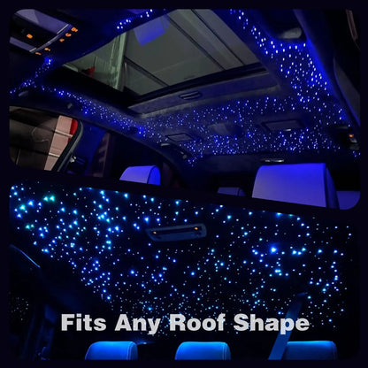 RGBW Fiber Optic Star Headliner Kit APP Bluetooth Car Roof Ceiling Light Interior Ambient Lighting DIY Starlight Kit Accessories